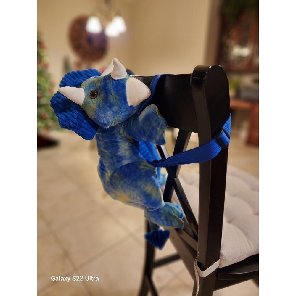 GOFFA Plus Triceratops Dinosaur Childs Backpack with Zipper 19"